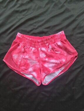 lululemon‎ athletica Hot Pink Tie-Dye Running Shorts